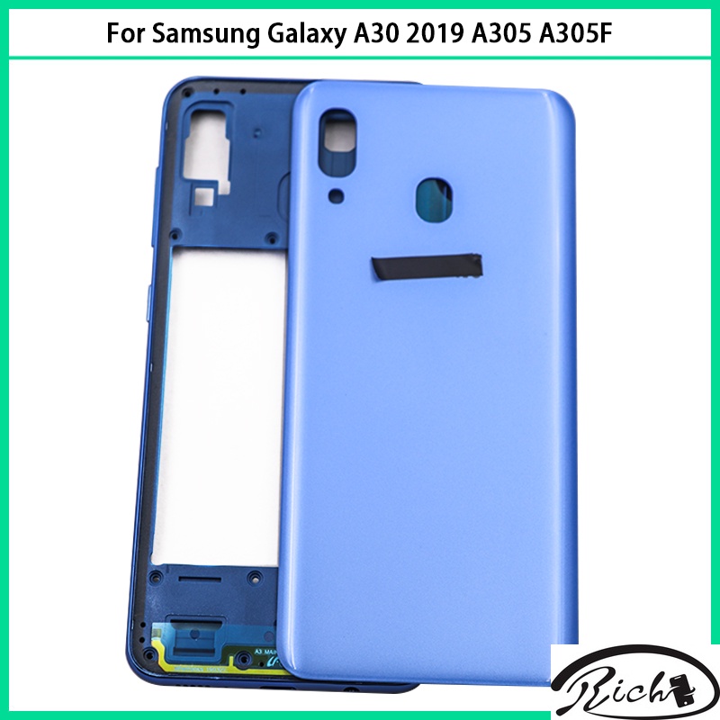 ใหม่ ฝาครอบแบตเตอรี่ด้านหลัง แบบเปลี่ยน สําหรับ Samsung Galaxy A30 2019 A305 A305F A30