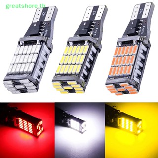 Greatshore หลอดไฟสัญญาณ T15 Led 912 921 12V สว่างมาก สีขาว แดง เหลือง สําหรับจอดรถ 2 ชิ้น