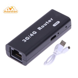 เราเตอร์ไวไฟไร้สาย USB 3G 4G WiFi Wlan Hotspot WiFi Hotspot 150Mbps RJ45 พร้อมสาย USB