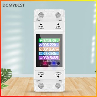 ❤ Domybest สวิตช์ไฟอัจฉริยะดิจิทัล AT2PW-WIFI 100A Tuya WIFI 3 ชิ้น 1 ชิ้น