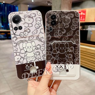 เคสโทรศัพท์มือถือแบบนิ่ม TPU ลายหัวใจน่ารัก พร้อมช่องใส่บัตร สําหรับ OPPO Reno10 Pro Plus Pro+ Reno8 T Z A96 A78 A77S A77 A76 A57 A17K A17 5G 4G 2023 Reno 10 10Pro 8 8T 8Z