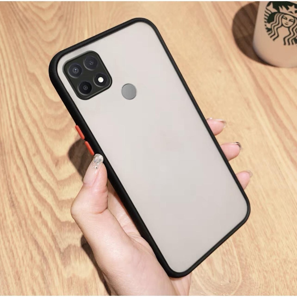 เคส Realme C21Y เคสเรียลมี ขอบสีผิวด้าน เคสกันกระแทก เคสนิ่ม TPU Case