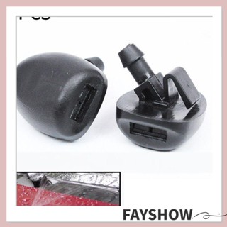 Fay หัวฉีดที่ปัดน้ําฝนกระจกหน้ารถยนต์ สําหรับ Peugeot 407 206 207 2 ชิ้น