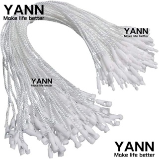 Yann1 ป้ายแท็กแขวน ผ้าฝ้าย 7.5 นิ้ว สีขาว สําหรับรองเท้า สํานักงาน 1000 ชิ้น