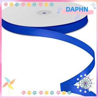 DAPHS ริบบิ้นผ้าซาติน สีฟ้า 3/8 นิ้ว 100 หลา สําหรับตกแต่งห่อของขวัญ