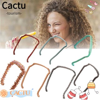 Cactu ที่คาดผมพลาสติก แบบหนา ซ่อนได้ เหมาะกับของขวัญ สําหรับจัดแต่งทรงผม