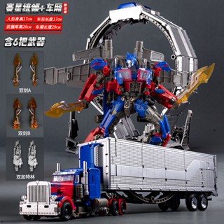 9.9 เหนื่อยมากโมเดลหุ่นยนต์รถยนต์ Transforming Toy Optimus Prime IUOU ของเล่นสําหรับเด็ก