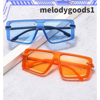 Melodygoods1 แว่นตากันแดด กรอบสี่เหลี่ยม ขนาดใหญ่ อินเทรนด์ สําหรับผู้หญิง