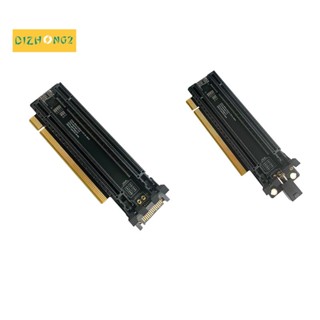 การ์ดต่อขยาย PCI-E 4.0 X16 1 เป็น 2 Gen4 แยก PCIe-Bifurcation X16 เป็น X8X8 พร้อมช่องสเปซ 20 มม. CPU4P