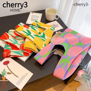 Cherry3 กระเป๋าถือ กระเป๋าช้อปปิ้ง ผ้าถัก ขนาดเล็ก สําหรับผู้หญิง