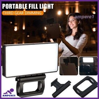 Mini Led High Light Clip On Fill Video Light With 3 Dimmable Color Zoom Calls Vlog Mobile Phone -AME1 -AME1