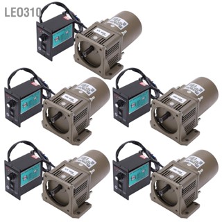 Leo310 AC 220V 40W เฟสเดียวอะซิงโครนัสเกียร์มอเตอร์ชะลอความเร็วที่ปรับได้