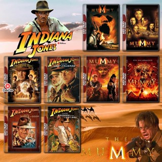 DVD Indiana Jones ภาค 1-4 + Mummy ภาค 1-4 DVD Master เสียงไทย (เสียง ไทย/อังกฤษ | ซับ ไทย/อังกฤษ) หนัง ดีวีดี