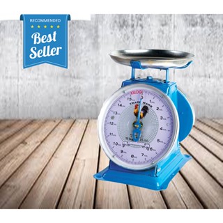 ** ส่งฟรี  **ตราไก่ Scale เครื่องชั่งน้ำหนัก เครื่องชั่งสปริง 15 กิโล จานกลม