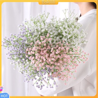 [Bakilili] ช่อดอกยิปโซปลอม ไม่ซีดจาง เสมือนจริง DIY สําหรับเจ้าสาว ใช้ในครัวเรือน