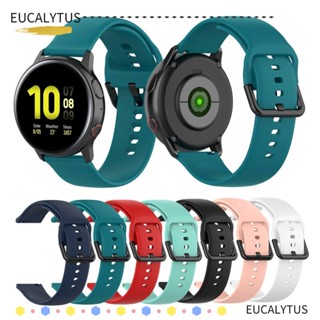 Eutus สายนาฬิกาข้อมือ 20 มม. สําหรับ Samsung Galaxy Watch Active 2 Huami Amazfit Bip