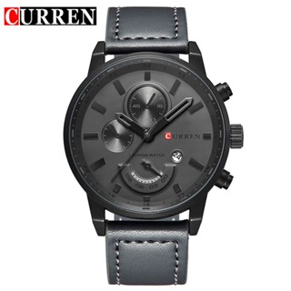 Ship tomorrow Multifunctional Curren 8179 Men Big Round Dial Wrist Watch Quartz Watch