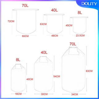 [dolity] กระเป๋าลอยน้ํา กันน้ํา สําหรับพายเรือคายัค 3 ชิ้น