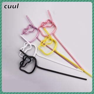 Hello Kitty Color Straw Hose Ins Style Cute Girls High Value นำมาใช้ใหม่ได้