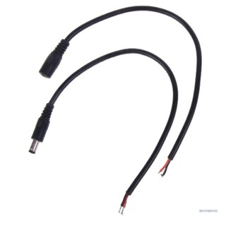 Lucky สายเคเบิลเชื่อมต่อปลั๊กพิกเทล ตัวผู้ ตัวเมีย DC 12V 10A 2 1 มม. x 5 5 มม. 1 คู่