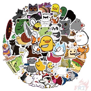 60 ชิ้น / ชุด ❉ สติกเกอร์ KUSO Funny Animals Series 01 สําหรับตกแต่ง ❉ สติกเกอร์แฟชั่น กันน้ํา ลาย Doodle DIY