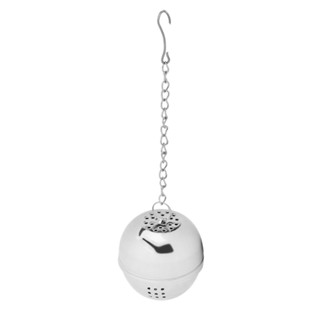 【yunhai】Silver Stainless Steel Teakettles Strainer Tea Locking Spice Egg Shaped Ball