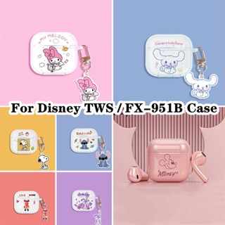 【ส่วนลด】เคสหูฟัง แบบนิ่ม แบบใส ลายการ์ตูนดิสนีย์ TWS สําหรับ Disney FX-951B