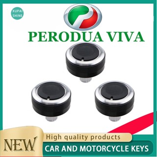 Xps ลูกบิดเครื่องปรับอากาศ อะลูมิเนียมอัลลอย 3 สี สําหรับ Perodua Viva (ปลั๊กแอนด์เพลย์) 3 ชิ้น ต่อชุด