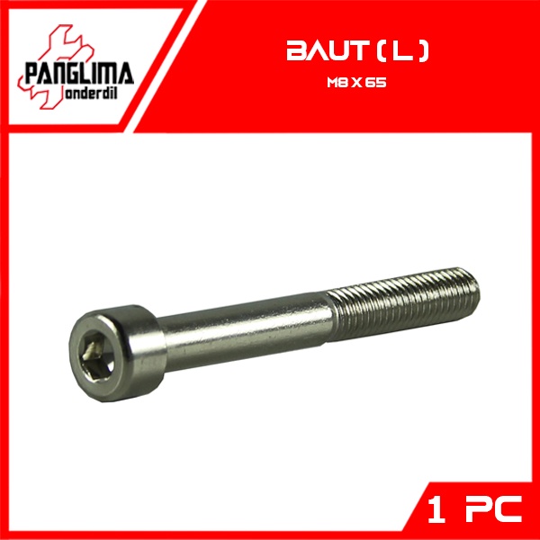 Bolt L L6 M8x65 8x65 M 8 X 65 คีย์ K 6 Pitch 1.25 Bolt