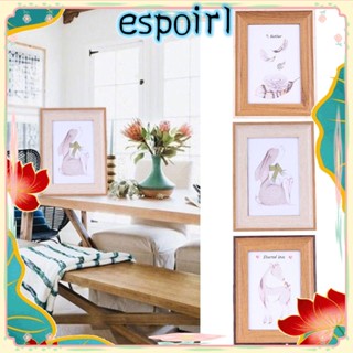 Espo กรอบรูปแนวนอน แนวตั้ง กันน้ํา สไตล์เรโทร สําหรับตกแต่งบ้าน