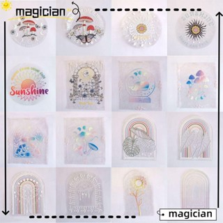 Mag สติกเกอร์กระจก บังแดด สีรุ้ง สําหรับตกแต่งห้อง DIY