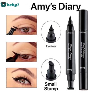 2 In 1 Stamp Eyeliner Pencil Double Side Magic Eyeliner Seal Eyeliner Stamp Pen อายไลเนอร์ heby1