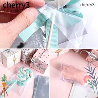 Cherry3 ถุงพลาสติกซีล สําหรับใส่รองเท้า 100 ชิ้น