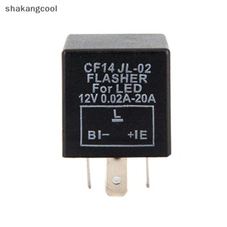 Shakangcool รีเลย์ไฟเลี้ยวรถยนต์ LED 3-Pin CF14 JL-02 EP35 12V SGL