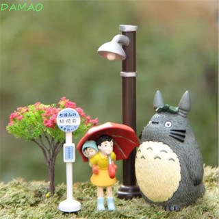 Damao โมเดลตุ๊กตาฟิกเกอร์ My Neighbor Totoro Miyazaki Hayao น่ารัก ขนาดเล็ก ของเล่นสะสม สําหรับตกแต่งภูมิทัศน์ 5 ชิ้น ต่อล็อต