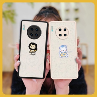 funny texture Phone Case For Huawei Mate 30 creative Silica gel luxurious leather protective simple Dirt-resistant Anti-knock