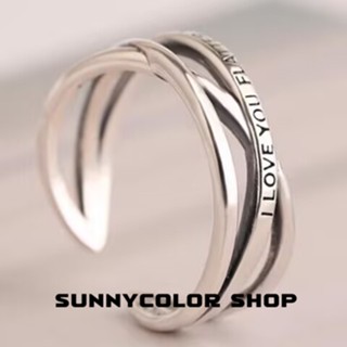 SUNNYCOLOR  ในระยะเวลาจํากัด แหวน แหวนแฟชั่น insลีลา ชีวิตประจําวัน การออกแบบแบรนด์ A98N1H0