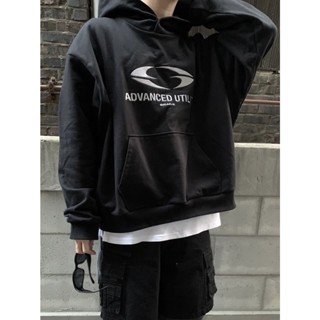 MSVX GRAILZ 2023ss ring logo letter slogan embroidered hooded sweater terry cotton 420g