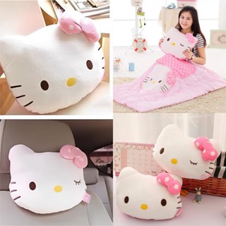 Sanrio Kawaii Hello Kitty พนักพิงศีรษะรถยนต์ การ์ตูน ปรับได้ ป้องกัน Kt Cat ตุ๊กตา คอ จํากัด อะไหล่รถยนต์ ตุ๊กตานุ่ม เบาะรองศีรษะ ป้องกันคอ อะไหล่ภายในรถยนต์