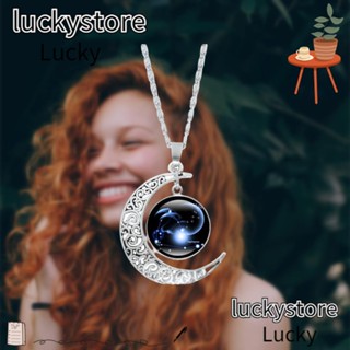 Lucky สร้อยคอเงิน 12 กลุ่มดาว เครื่องประดับ สําหรับผู้ชาย