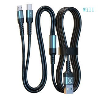 สายชาร์จ USB เป็น Type-C และ Micro USB แบบสากล