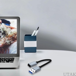 Utake อะแดปเตอร์แปลงขยาย USB ตัวผู้ เป็น Type C ตัวเมีย 10Gbps สําหรับแล็ปท็อป PC