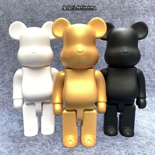 Bearbrick bearbrick บล็อกตัวต่อ รูปหมี Violent สีดํา สีขาว