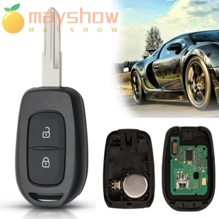 Mayshow รีโมตกุญแจรถยนต์ 2 ปุ่ม ชิป 4A PCF7961M 433Mhz สําหรับ Renault Sandero Dacia Logan Lodgy Dokker Duster Trafic Car