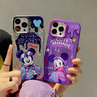 เคสโทรศัพท์มือถือ ลายมิกกี้เมาส์น่ารัก สร้างสรรค์ สําหรับ Apple iPhone 11 12 13 14 Pro Max