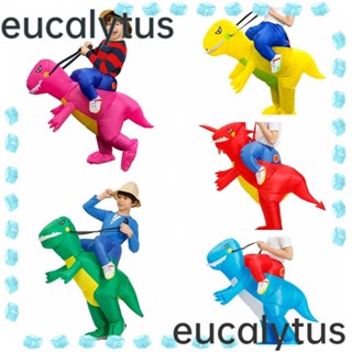 Eucalytus1 เสื้อผ้าพองลม ลายการ์ตูนสัตว์ ไดโนเสาร์ ฮาโลวีน สําหรับเด็กผู้หญิง