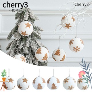 Cherry3 จี้ลูกบอลคริสต์มาส สําหรับตกแต่งบ้าน 2 ชิ้น