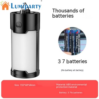 Lumiparty โคมไฟฉุกเฉิน พลังงานแสงอาทิตย์ แบบพกพา ชาร์จ Usb อเนกประสงค์ สําหรับตั้งแคมป์กลางแจ้ง