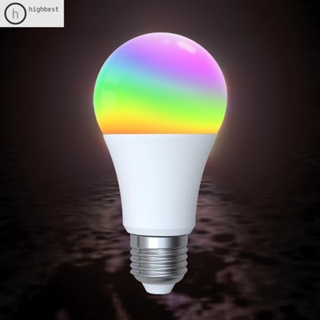 [Highbest.th] Moeshouse Tuya หลอดไฟ LED E27 RGB สําหรับ Alexa Google Home