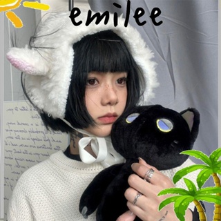 Emilee ที่คาดผม เครื่องประดับผม หวาน โลลิต้า หูอุ่น ฤดูใบไม้ร่วงและฤดูหนาว หมวกบีนนี่